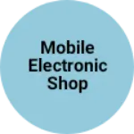 Business logo of Mobile electronic shop