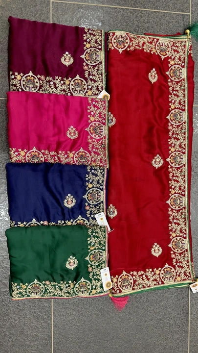 Embroidery Saree uploaded by DHANANJAY CREATION  on 4/4/2023