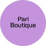 Business logo of Pari boutique