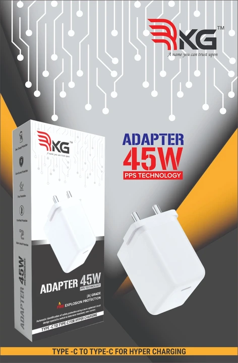 45w adapter  uploaded by A. M. Traders(RKG BRAND) on 4/4/2023