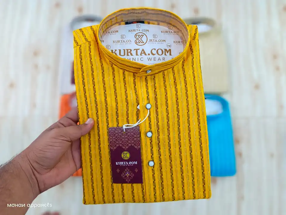 Men's pure cotton Kurta  uploaded by Mohan apparels on 4/4/2023