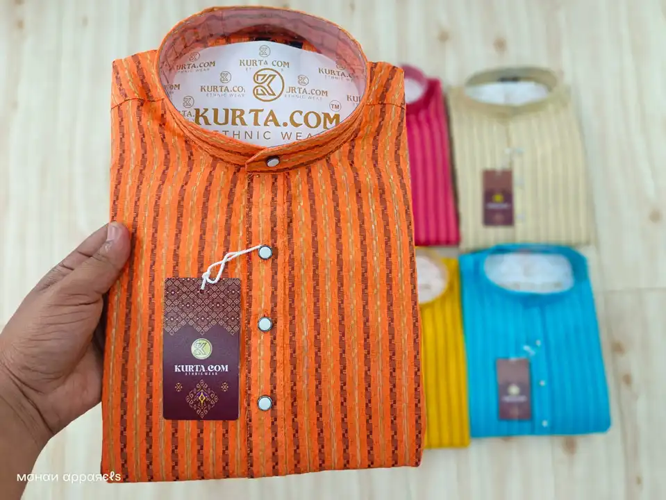 Men's pure cotton Kurta  uploaded by Mohan apparels on 4/4/2023