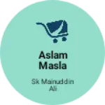Business logo of Aslam masla vandar