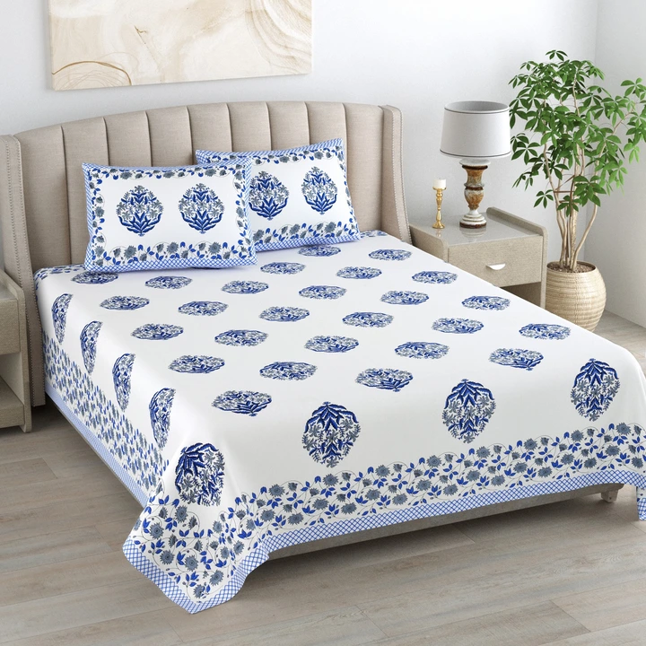 Premium king size bedsheets uploaded by COPPVILLA - The art and craft store on 4/4/2023