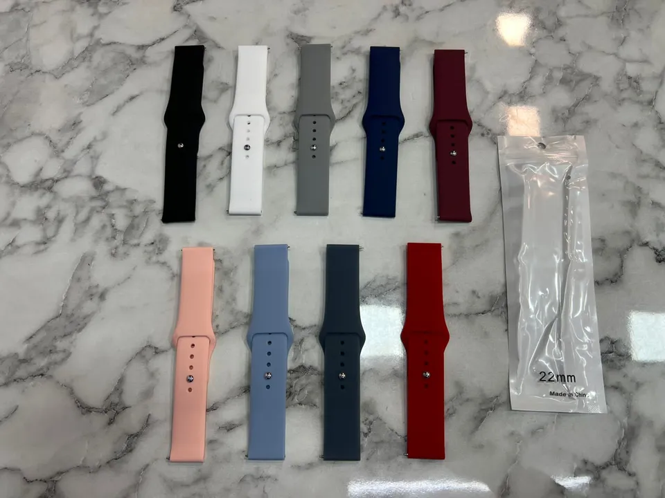 20mm/22mm Silicon Strap For Smart Watches uploaded by Jain Accessories on 4/4/2023
