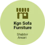 Business logo of Kgn sofa furniture Lucknow deva rode