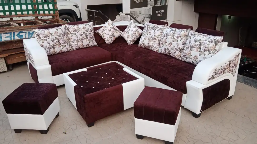 L tip sofa uploaded by Kgn sofa furniture Lucknow deva rode on 4/4/2023