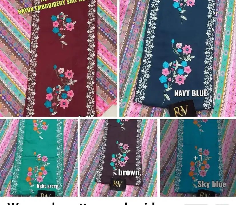 Cotton printed suits with dupatta  uploaded by Rv Products on 4/4/2023