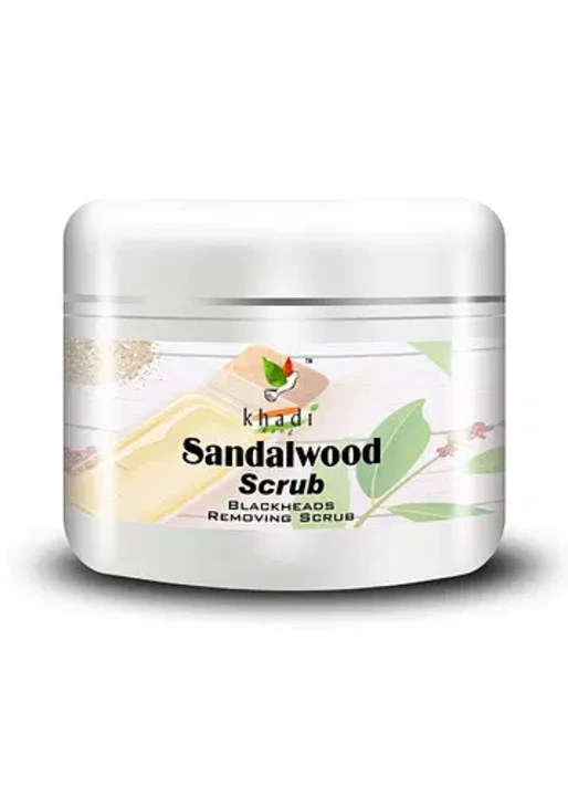 Khadi Rang Sandalwood Face Scrub 100 gm Summer Care uploaded by Ranjurajendra Traders on 4/4/2023