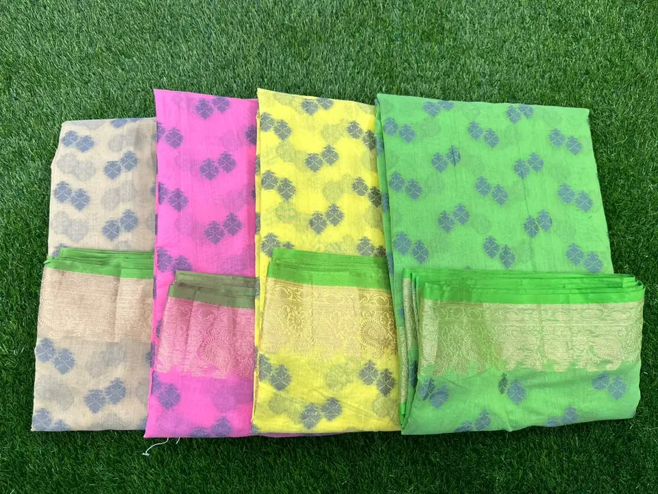 Banarsi cotton saree uploaded by business on 4/4/2023