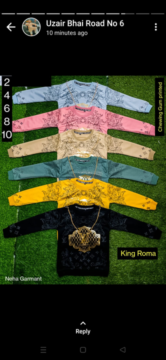 Kingroma tshirt  uploaded by Unique fashion on 4/4/2023