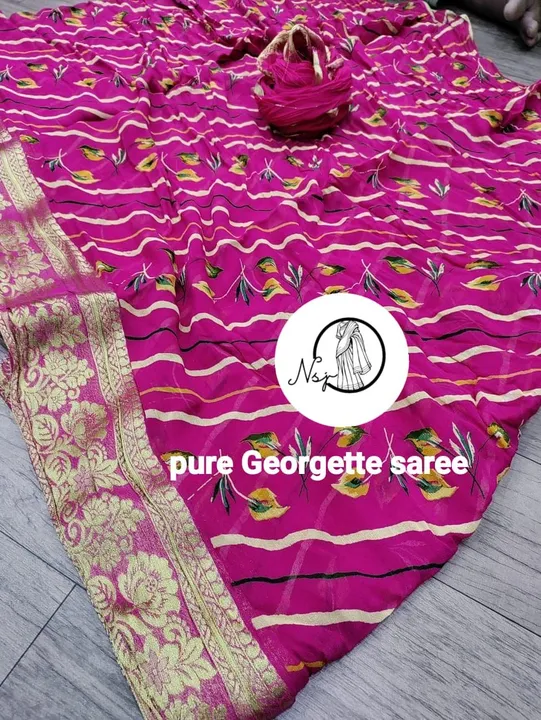 presents Trending Lehriya* A


*beautiful color combination Saree for all ladies*

👉keep shopping  uploaded by Gotapatti manufacturer on 4/4/2023