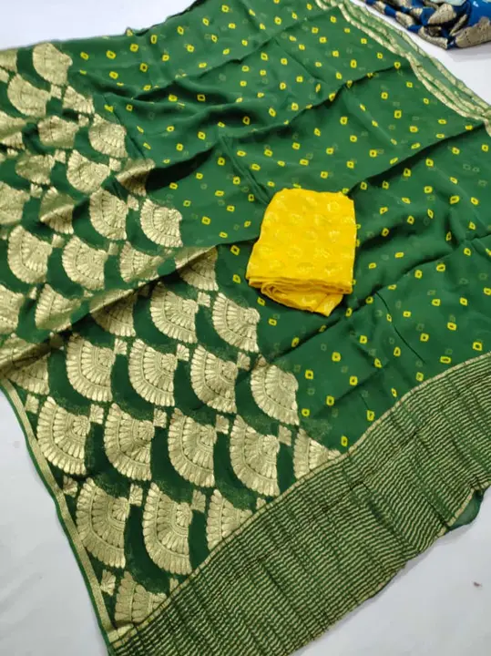 *®️🛒EXCLUSIVE COLLECTION 🛒®️*
🌹🌹🌹🌹🌹🌹🌹🌹🌹🌹🌹🌹🌹🌹🌹🌹
😍 Pure jorget Jari Fabric Saree 🥻 uploaded by Gotapatti manufacturer on 4/4/2023