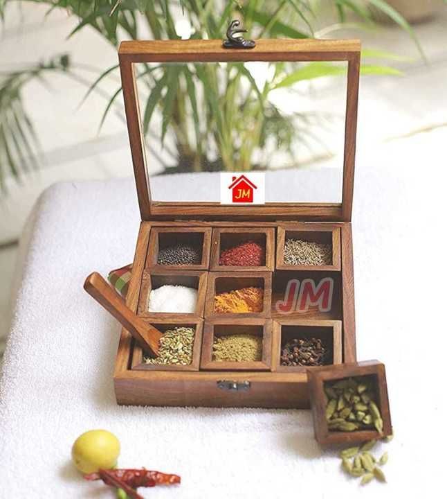 Post image MID
9pc Wooden Spice Box
*Rs 600/-
Fb*