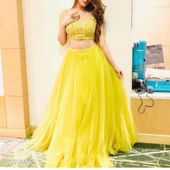 Crop top lehenga uploaded by business on 3/3/2021