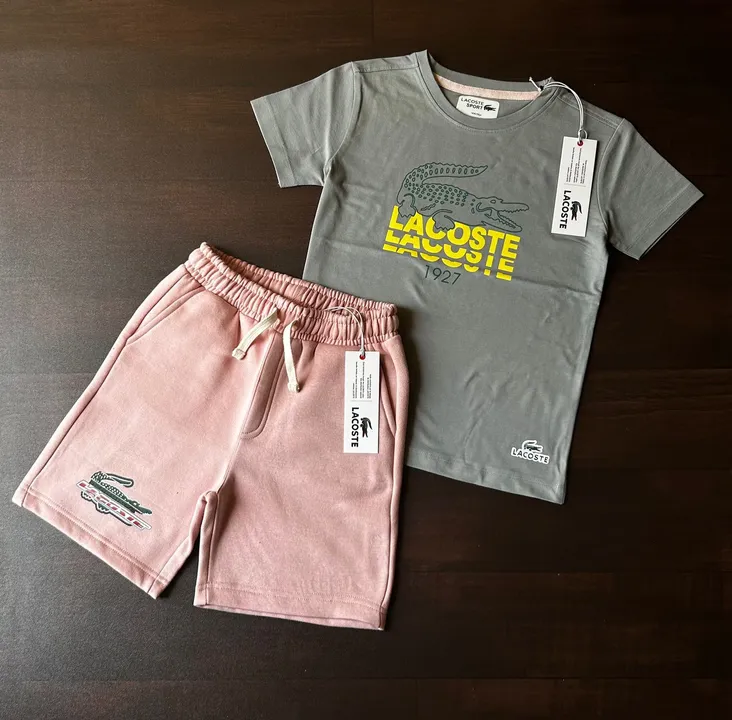 *HIGH PREMIUM QUALITY UNISEX KIDS WEAR*

LACOSTE 
ICONIC KIDS CLOTHING 
# top lycra tees 180GSM uploaded by Bharat Shopping Hub on 5/28/2024