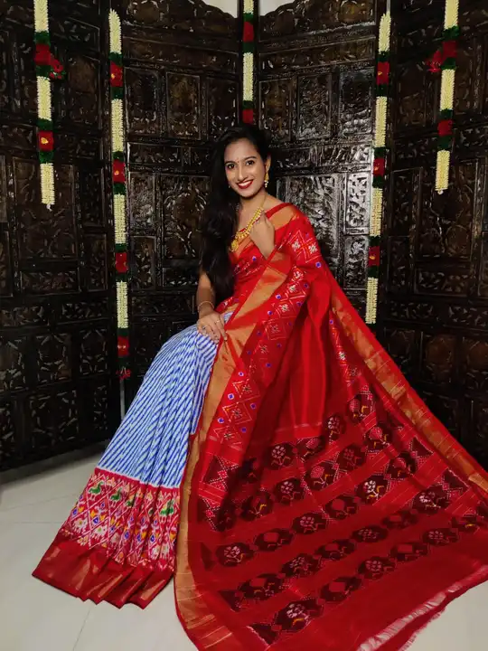 Pure ikkat pattu saree"s  uploaded by business on 4/5/2023