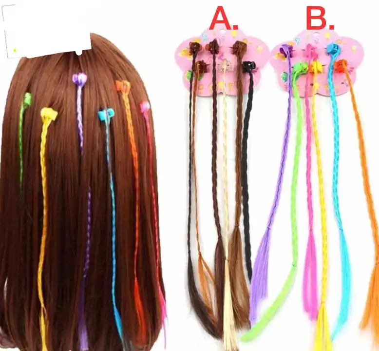 Trendy rainbow clrs hair clips uploaded by Sk Hair Accessories on 5/29/2024