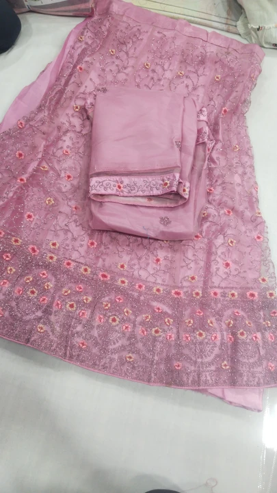 Lahanga net velvet  uploaded by Vishnu Laxmi Textiles on 4/5/2023