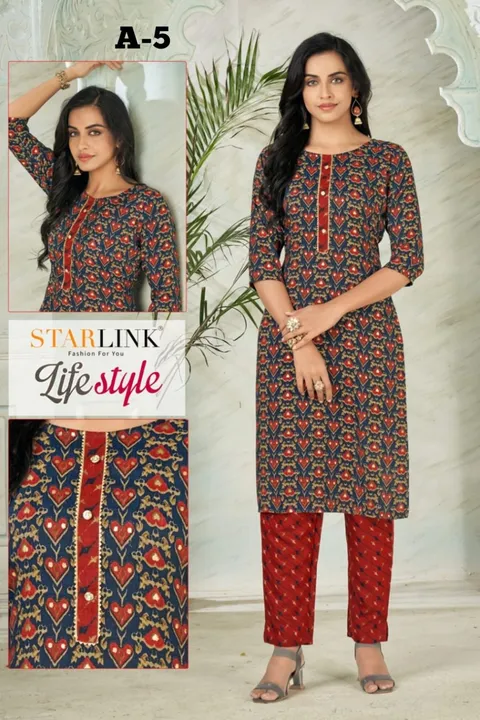 Kurti pent uploaded by Taha fashion from surat on 4/5/2023