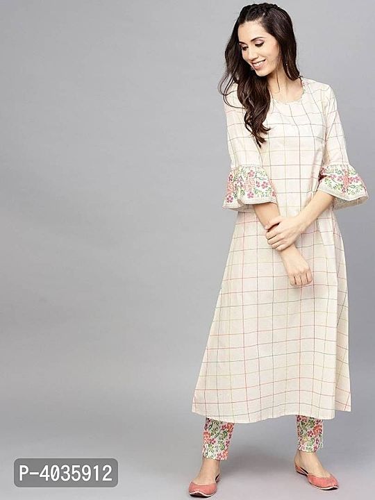 Kurti with pant  uploaded by business on 7/10/2020