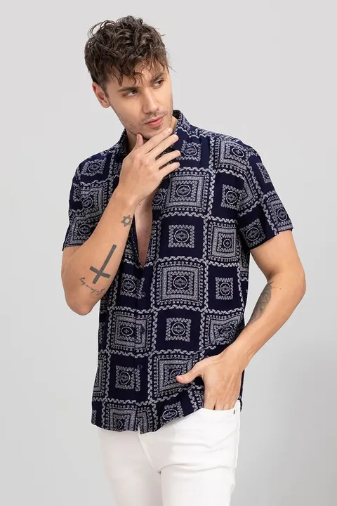 Men's printed casual shirt uploaded by Vraj creation on 4/5/2023