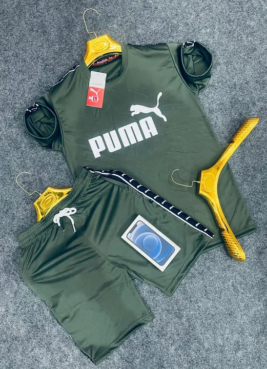 Men's shorts and t shirt combo puma  uploaded by Panth_manufracture.ltd on 5/15/2024