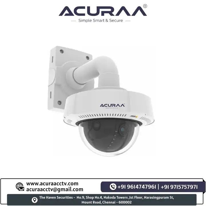 Post image Hello partners, 

I am sharing with you the recently updated Surveillance products. 

For more details and products kindly text on this number given below.

*Contact Now:-*

*The Haven Securities - Acuraa Cctv*
*Nakoda Towers, No-09, Shop No-04, 1st Floor, Narasingapuram St, Mount Road, Chennai, Tamil Nadu 600002*
*961-4747-961 / 971-5757-971* 
*acuraacctv.com*