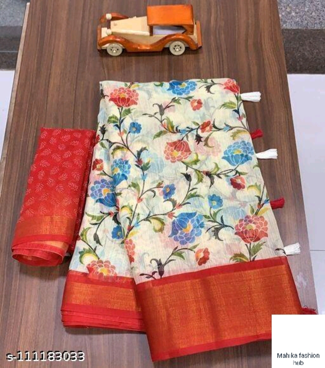 Cotton saree  uploaded by Mahika.fashion.hab on 4/5/2023
