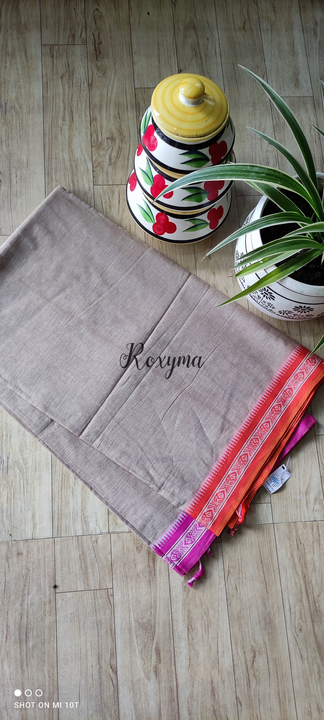 Authentic handwoven cotton saree  uploaded by Roxyma Online sale on 4/5/2023