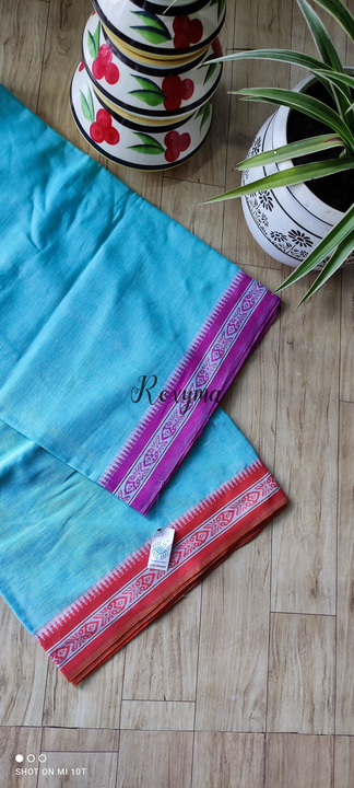 Authentic handwoven cotton saree  uploaded by Roxyma Online sale on 4/5/2023
