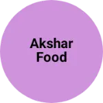 Business logo of Akshar food