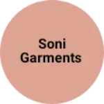 Business logo of Soni Garments