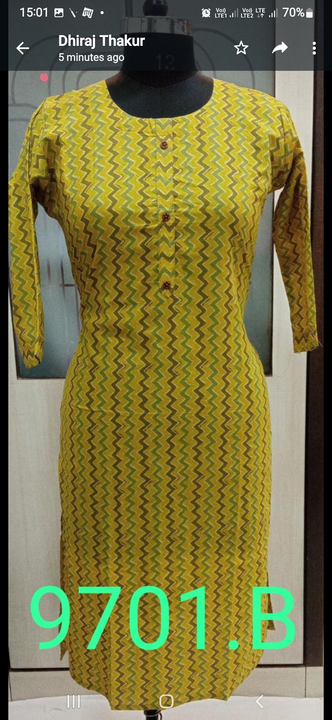 Pure cotton summer  collection  kurti uploaded by business on 4/5/2023