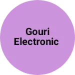 Business logo of Gouri electronic