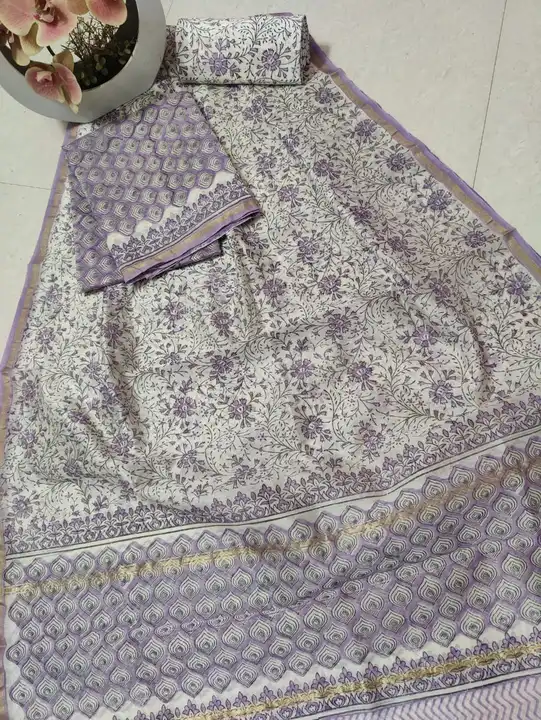 Chanderi silk uploaded by Abhishek handcraft on 4/5/2023