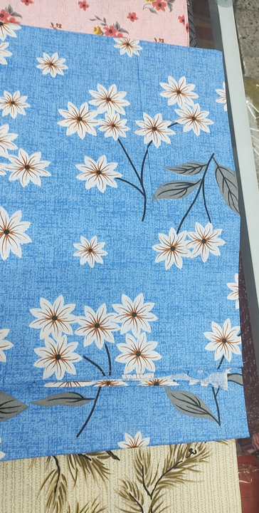 Single bed bedsheets (100%pure cotton) uploaded by SATNAM HANDLOOM on 4/5/2023