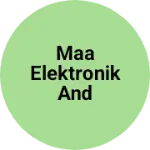 Business logo of Maa elektronik and mobile riperig