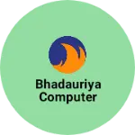 Business logo of Bhadauriya Computer