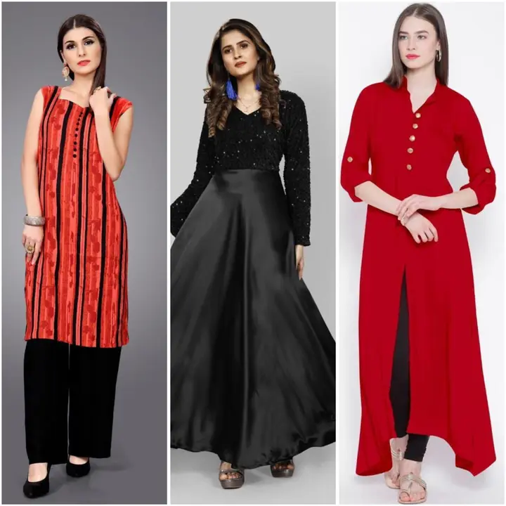 3 pieces combo kurti  uploaded by Fatema Fashion on 4/5/2023