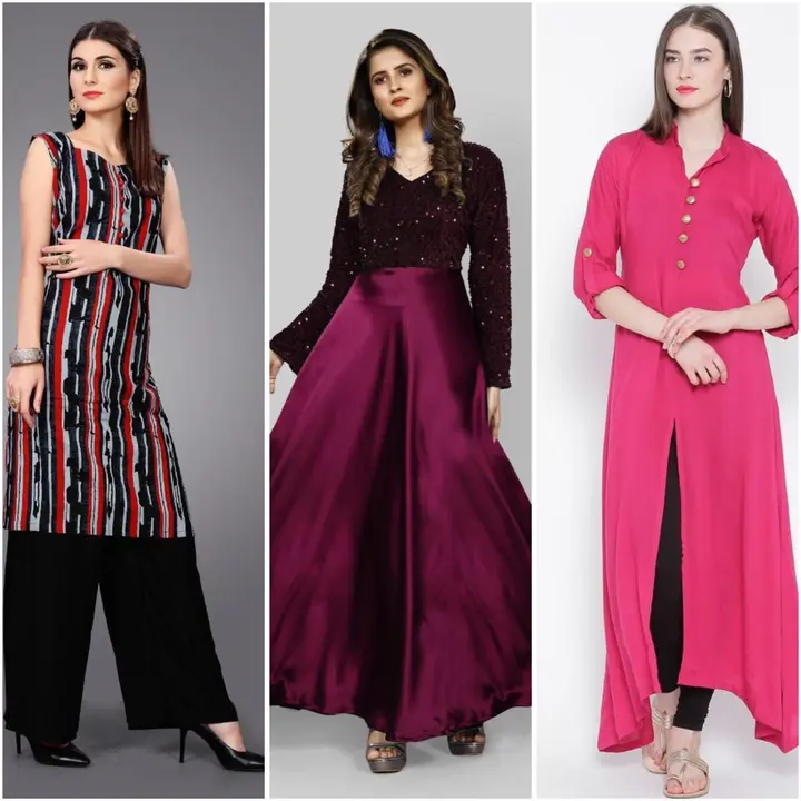 3 pieces combo kurti  uploaded by Fatema Fashion on 4/5/2023