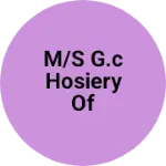 Business logo of M/S G.C HOSIERY OF INDUSTRIES
