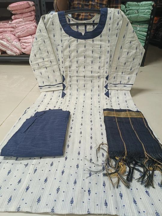 Cotton kurti & daily wear kurta set uploaded by business on 4/5/2023