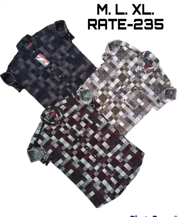 NEW FANCY CHEKS BEW SHIRTS NEW ITEM WITH THEIR RATES AVSILABEL uploaded by Real Jeans on 4/5/2023