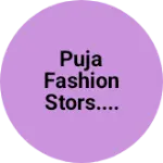 Business logo of puja fashion stors....