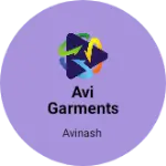Business logo of Avi garments