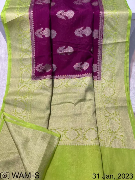 Warm silk saree with blouse  uploaded by M S fabrics on 4/5/2023