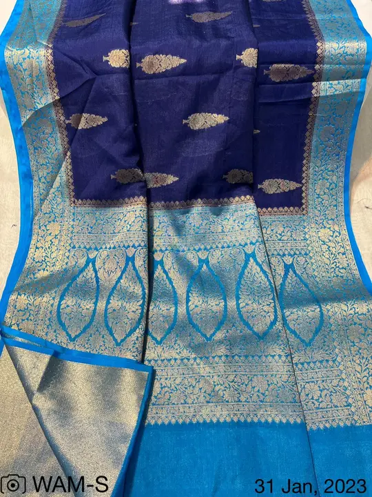 Warm Silk saree with blouse  uploaded by M S fabrics on 4/5/2023