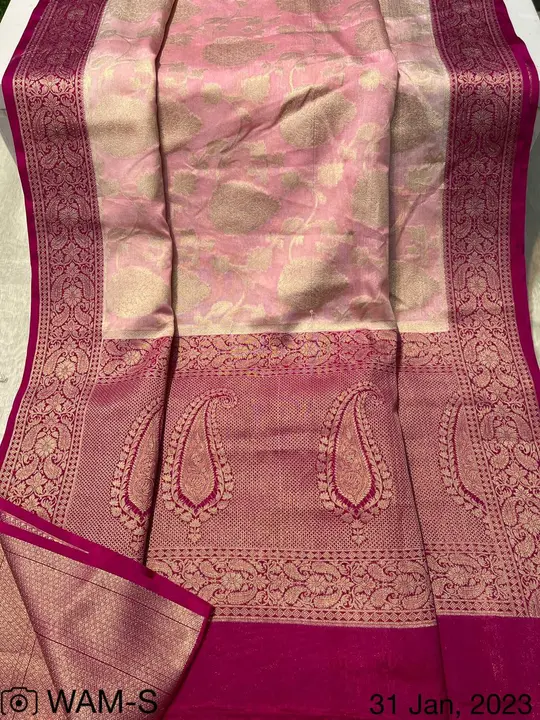 Warm silk Saree with blouse  uploaded by M S fabrics on 4/5/2023