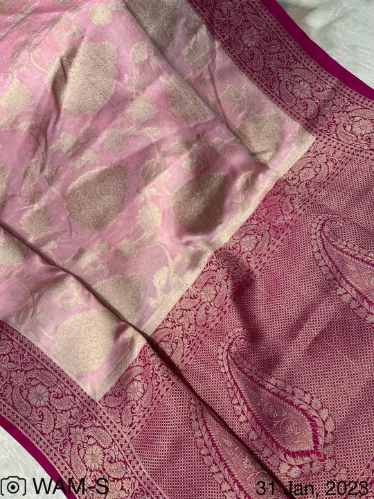 Warm silk Saree with blouse  uploaded by M S fabrics on 4/5/2023